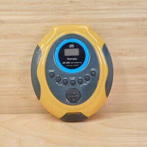 Venturer DM8316 Portable CD Player Yellow 45 Sec Anti Skip FM Radio Tested